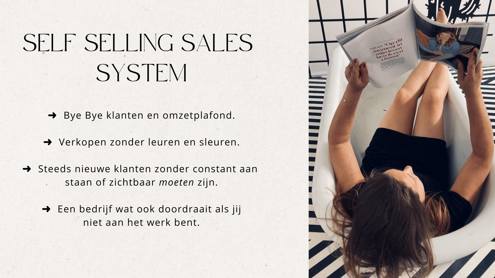Self Selling Sales System